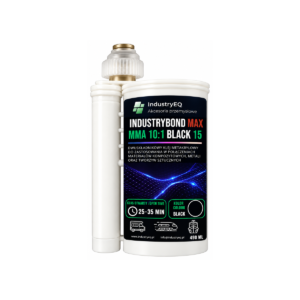 IndustryBond MAX MMA BLACK Klej metakrylowy 15 minutowy czarny 1:10 490 ml