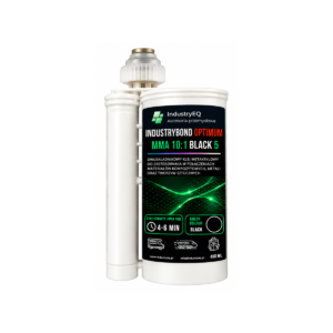 IndustryBond Optimum MMA Black 5-minutes methacrylate adhesive, 1:10 ratio, 490 ml Black